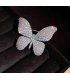 XSB279 - Elegant Diamond Butterfly Brooch